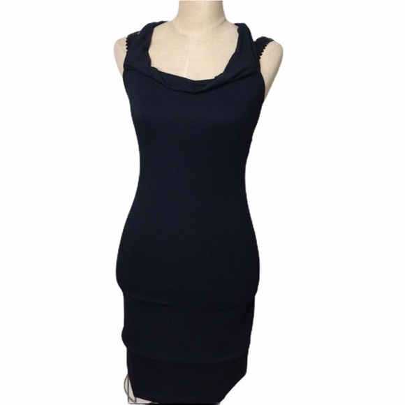 ASOS halter dress with sequin cross back straps - Picture 1 of 5